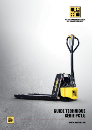 Transpalete cu operator pedestru Hyster PC 1.5