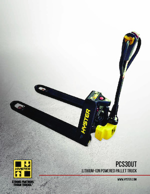 Transpalete cu operator pedestru Hyster PCS30UT