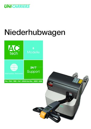 Transpalete cu operator pedestru UniCarriers PLL 180