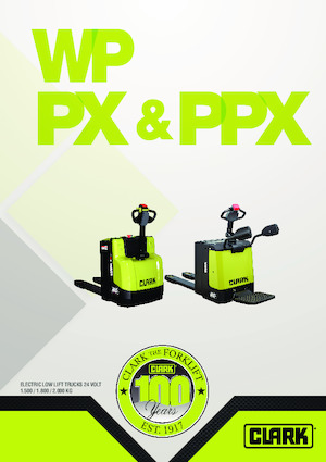 Transpalete cu operator pedestru Clark PPFXS 20