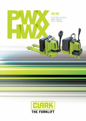 Transpalete cu operator pedestru Clark PWX 30