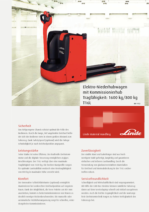 Transpalete cu operator pedestru Linde T16L