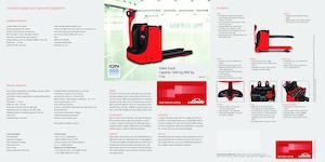 Transpalete cu operator pedestru Linde T16L ION