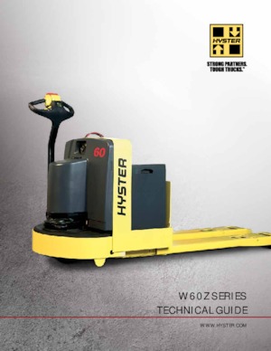 Transpalete cu operator pedestru Hyster W60Z