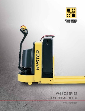 Transpalete cu operator pedestru Hyster W65Z