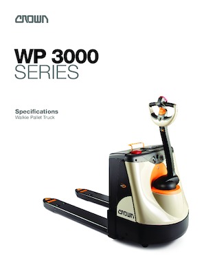 Transpalete cu operator pedestru Crown WP 3035