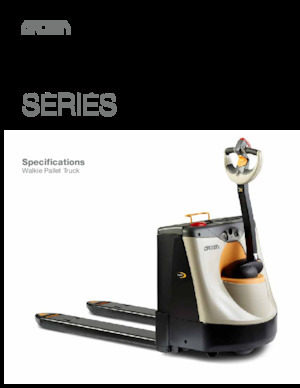 Transpalete cu operator pedestru Crown WP 3225