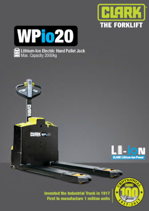 Transpalete cu operator pedestru Clark Wpio 20