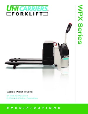 Transpalete cu operator pedestru UniCarriers WPX60B