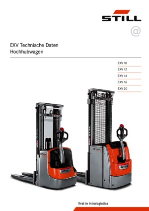 Stackere (transpaleți) mobile Still EXV 14 C