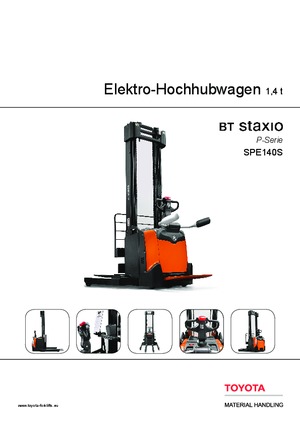 Stackere (transpaleți) mobile BT SPE 140 S