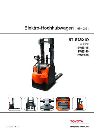 Stackere (transpaleți) mobile BT SWE 200