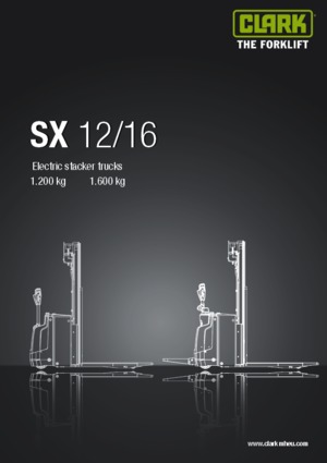 Stackere (transpaleți) mobile Clark SX 12