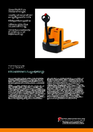 Transpalete cu operator pedestru Jungheinrich EJE 112i
