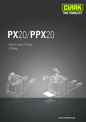 Transpalete cu operator pedestru Clark PX 20