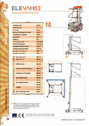 Nacele verticale cu un singur catarg Faraone Elevah 53