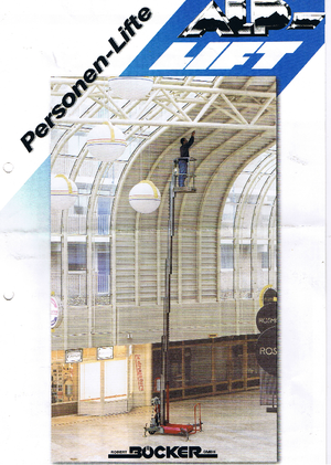 Nacele verticale cu un singur catarg ALP-Lift PHC 650