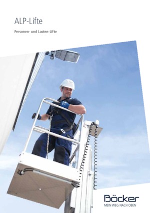 Nacele verticale cu un singur catarg ALP-Lift PHCI-XK 940