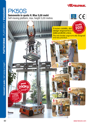 Nacele verticale cu un singur catarg Faraone PK 50 S