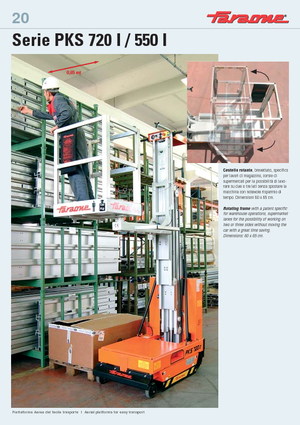 Nacele verticale cu un singur catarg Faraone PKS 550 I