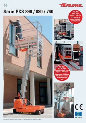 Nacele verticale cu un singur catarg Faraone PKS 880 Z