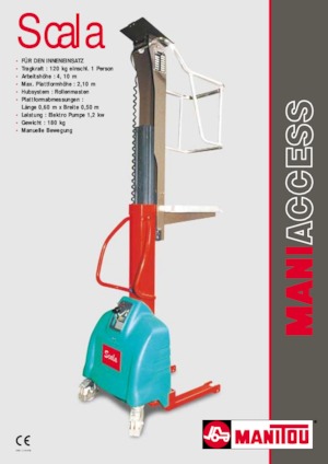 Nacele verticale cu un singur catarg Manitou Scala