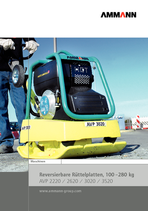 Plăci compactoare reversibile Ammann AVP 2220