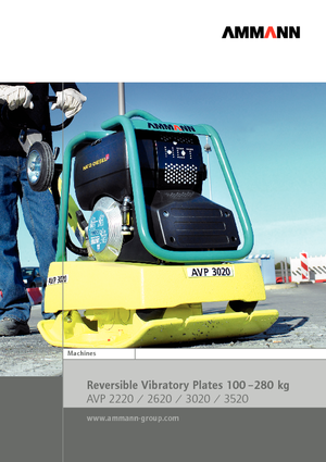 Plăci compactoare reversibile Ammann AVP 2220