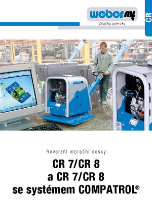 Plăci compactoare reversibile weber mt CR 8 Hd CCD