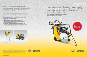 Fierăstraie pentru podea Wacker BFS 1345 AB
