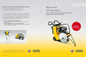 Fierăstraie pentru podea Wacker BFS 1345 AB