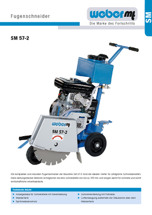 Fierăstraie pentru podea weber mt SM 57-2