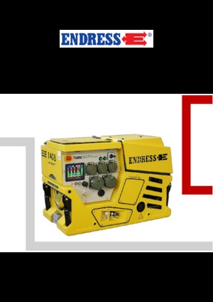 Generatoare de curent pe benzină Endress ESE 1408 DBG ES DIN Super Silent Plus