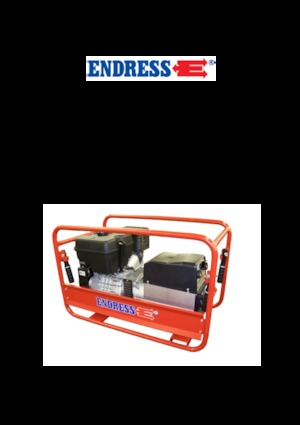 Generatoare de curent pe benzină Endress ESE 804 SDHS-DC / 40-220 A