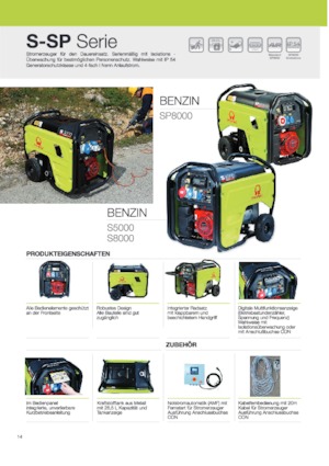 Generatoare de curent pe benzină PRAMAC Lifter SP 8000