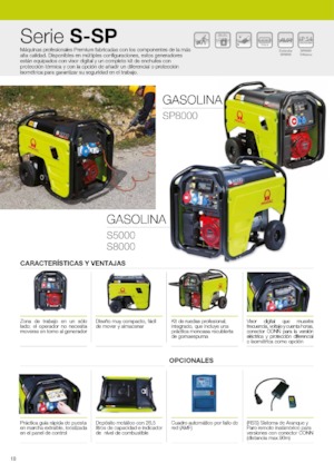 Generatoare de curent pe benzină PRAMAC Lifter SP 8000