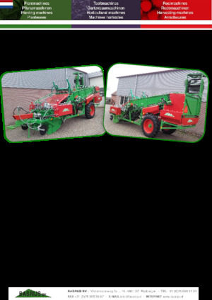 Mașini pentru recoltat plante Basrijs Plant harvester medium large BRP/ML