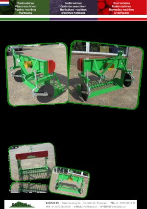 Mașini pentru recoltat plante Basrijs Plantslifter BRS/E135