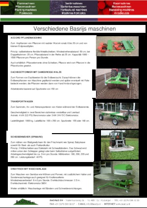 Mașini de plantat Basrijs Accord planter single with 2 small rollers