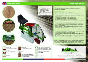 Mașini de plantat Basrijs Deep plant element disc 100 cm