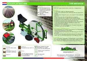 Mașini de plantat Basrijs Deep planter for one bed