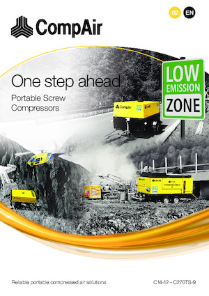 Compresoare de aer portabile - diesel, electrice, pe benzină CompAir C260TS-10