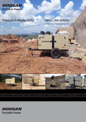 Compresoare de aer portabile - diesel, electrice, pe benzină Doosan P250