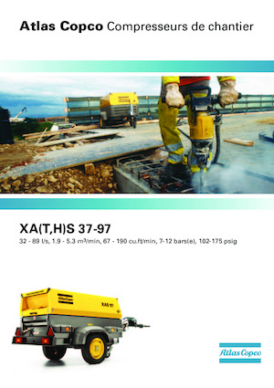 Compresoare de aer portabile - diesel, electrice, pe benzină Atlas Copco XAS 97 Dd
