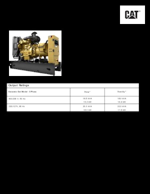 Generatoare de curent diesel Caterpillar C2.2-DE 18