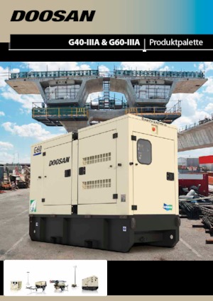 Generatoare de curent diesel Doosan G80-IIIA 