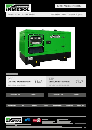 Generatoare de curent diesel INMESOL IL-7