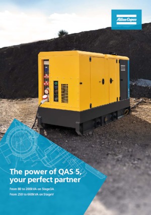 Generatoare de curent diesel Atlas Copco QAS 5 80