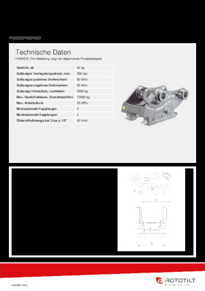 Cuplaje rapide Rototilt® QC45-4 