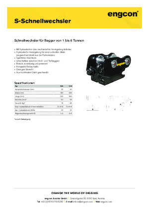 Cuplaje rapide engcon S40
